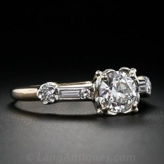 .60 Carat  Two-Tone Diamond Engagement Ring