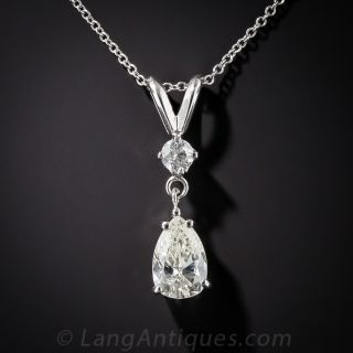 .60 Pear Shape Diamond Drop
