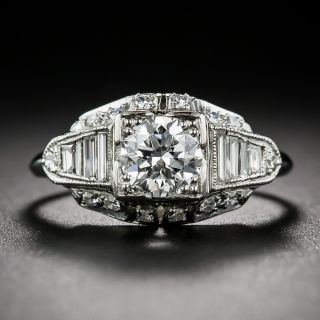 .62 Carat Art Deco Diamond Engagement Ring
