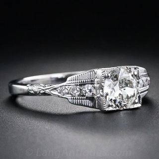 .62 Carat Art Deco Diamond Engagement Ring