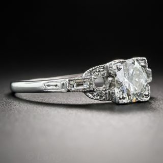 .62 Carat Diamond Platinum Art Deco Ring