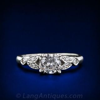.62 Carat Late Art Deco Diamond Ring