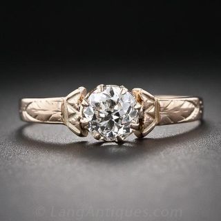 .62 Carat Victorian Diamond Solitaire Engagement Ring