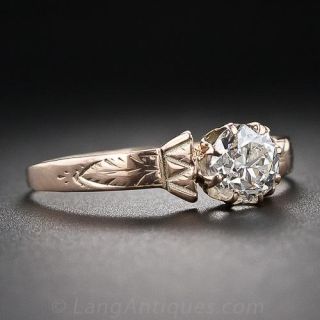.62 Carat Victorian Diamond Solitaire Engagement Ring