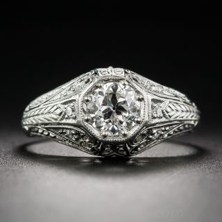 .63 Carat Art Deco Engagement Ring