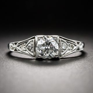 .63 Carat Diamond Art Deco Engagement Ring 