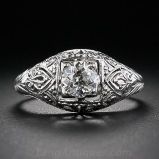 .63 Carat Diamond Edwardian Engagement Ring