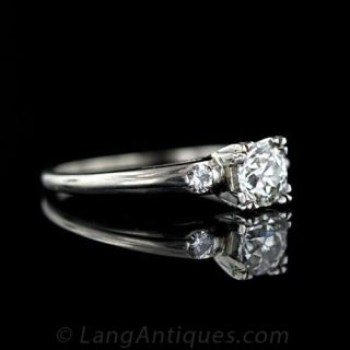 .63 Carat Diamond Engagement Ring, Circa 1950's