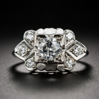 .63 Carat Diamond Mid-Century Engagement Ring