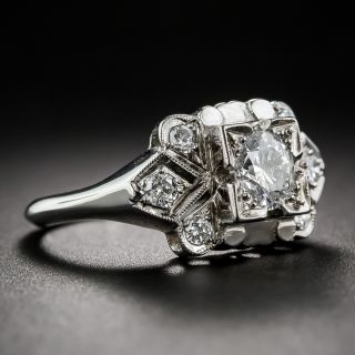 .63 Carat Diamond Mid-Century Engagement Ring