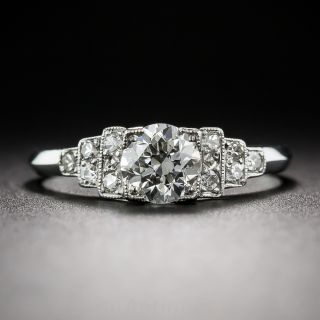 .64 Carat Art Deco Diamond Engagement Ring