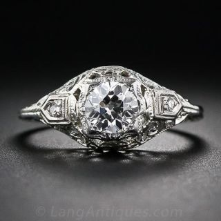 .64 Carat Diamond Art Deco Engagement Ring