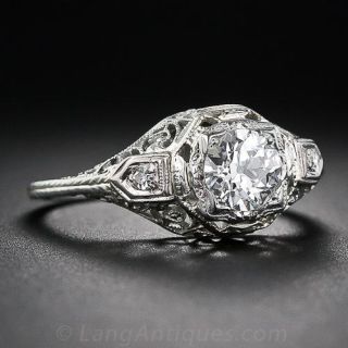 .64 Carat Diamond Art Deco Engagement Ring