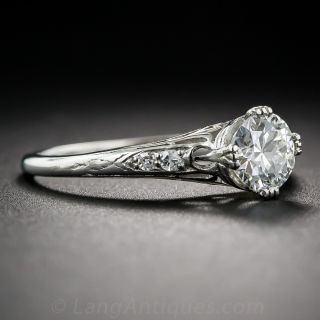 .64 Carat Diamond Vinatge Solitaire Engagement Ring