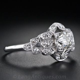 .65 Carat Art Deco Diamond Ring