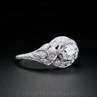 .65 Carat Art Deco Engagement Ring