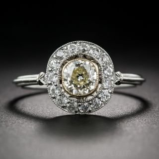 .65 Carat Diamond and Platinum Vintage Style Ring