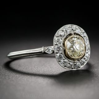 .65 Carat Diamond and Platinum Vintage Style Ring