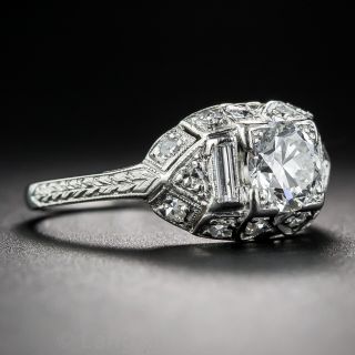 .65 Carat Diamond Art Deco Engagement Ring