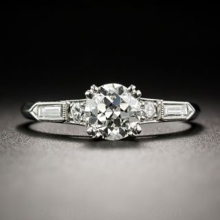 .65 Carat Diamond, Platinum Vintage Engagement Ring