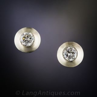 .65 Carat Diamond Stud Earrings