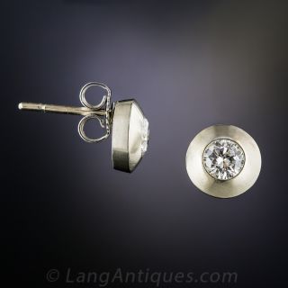 .65 Carat Diamond Stud Earrings