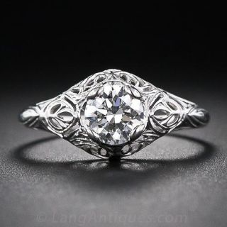 .65 Carat Diamond Vintage Engagement Ring