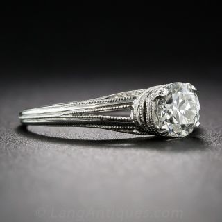 .65 Carat Diamond Vintage Solitaire Engagement Ring