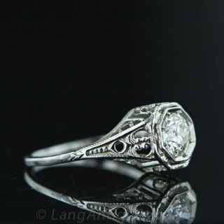 .65 Carat Filigree Diamond Solitaire