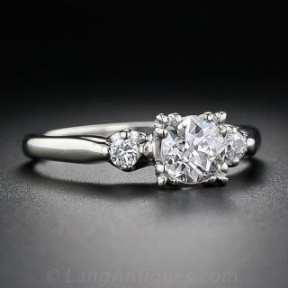 .65 Carat Mid-Century Diamond Solitaire