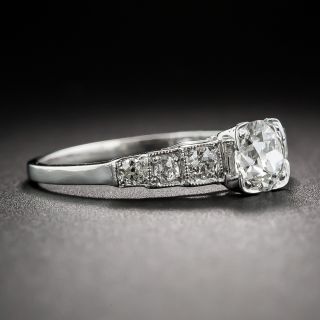 .65 Carat Old Mine-Cut Diamond Art Deco Engagement Ring