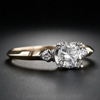 .65 Carat Vintage Diamond Engagement Ring