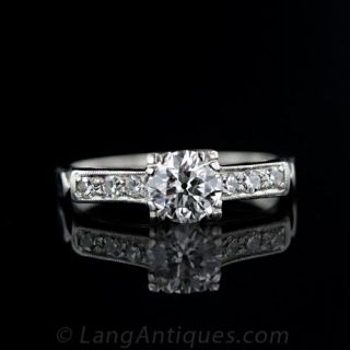 .65 Carat Vintage Diamond Engagement Ring