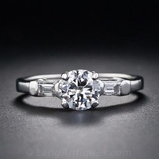 .66 Carat Diamond and Platinum Engagement Ring