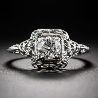 .67 Carat Diamond Filigree Engagement Ring