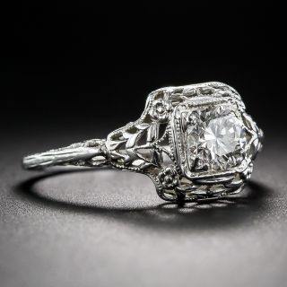 .67 Carat Diamond Filigree Engagement Ring