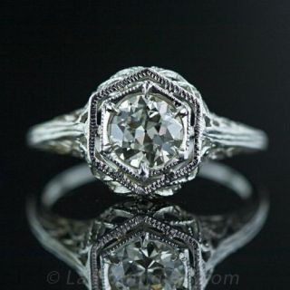 .67 Carat Diamond Filigree Solitaire Main View