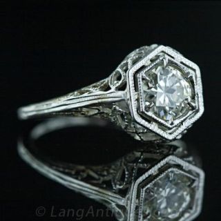 .67 Carat Diamond Filigree Solitaire