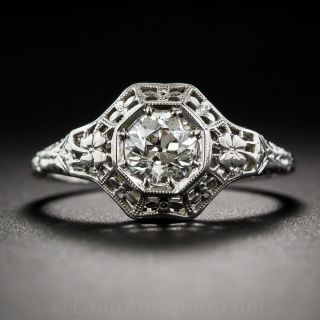 .68 Carat Diamond Vintage Engagement Ring