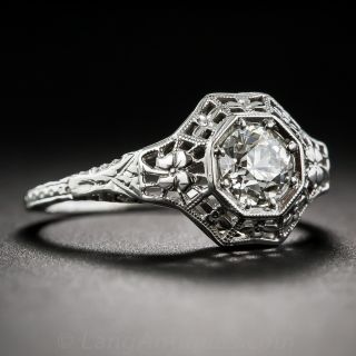 .68 Carat Diamond Vintage Engagement Ring