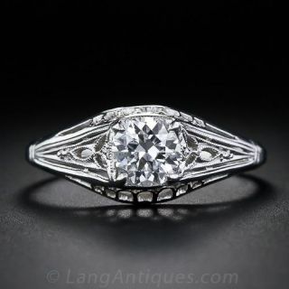 .68 Carat Diamond Vintage Solitare Ring