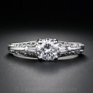 .68 Carat Vintage Diamond Engagement Ring