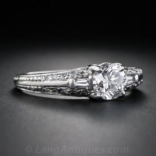 .68 Carat Vintage Diamond Engagement Ring