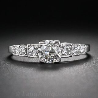 .69 Carat Art Deco Diamond Ring