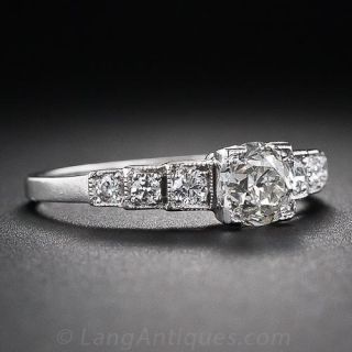 .69 Carat Art Deco Diamond Ring