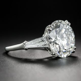 7.55 Carat Round Brilliant-Cut Diamond Ring - GIA I/SI1