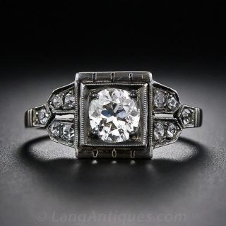.70 Carat Art Deco Diamond Ring - 2