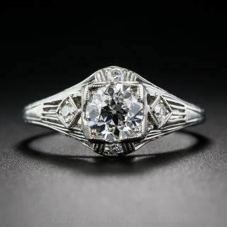 .70 Carat Art Deco Engagement Ring GIA H-VS1