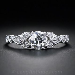 .70 Carat Art Deco Style Diamond Engagement Ring