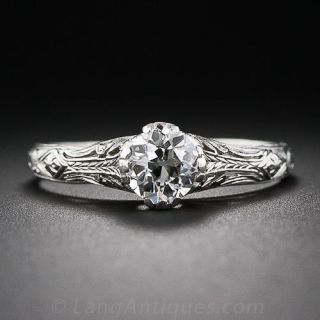 .70 Carat Diamond Antique Solitaire Engagement Ring